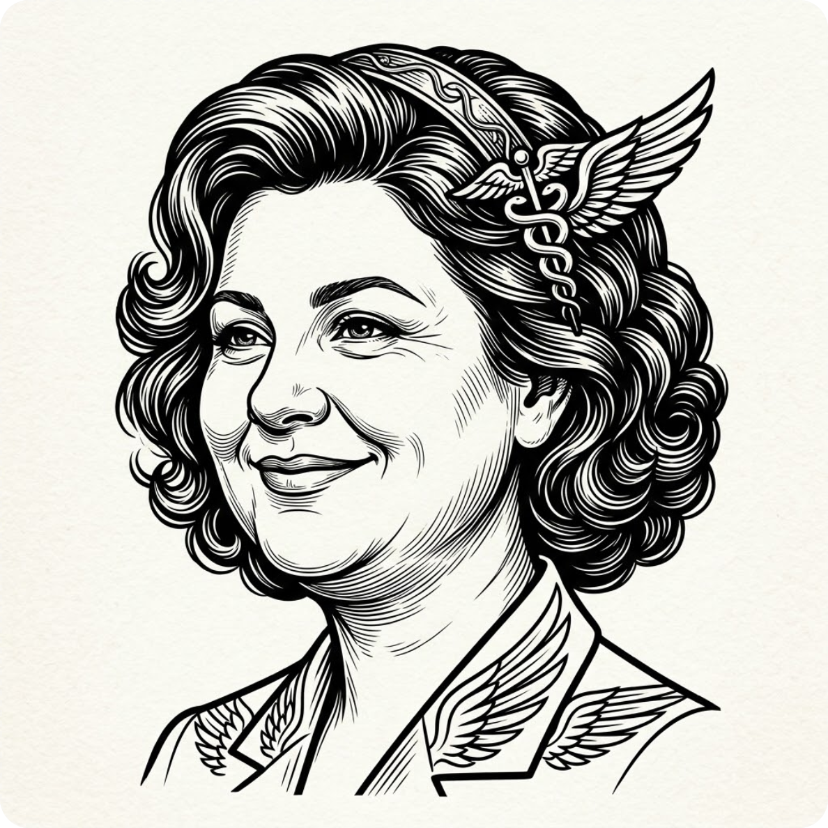 Gönül — engraved portrait